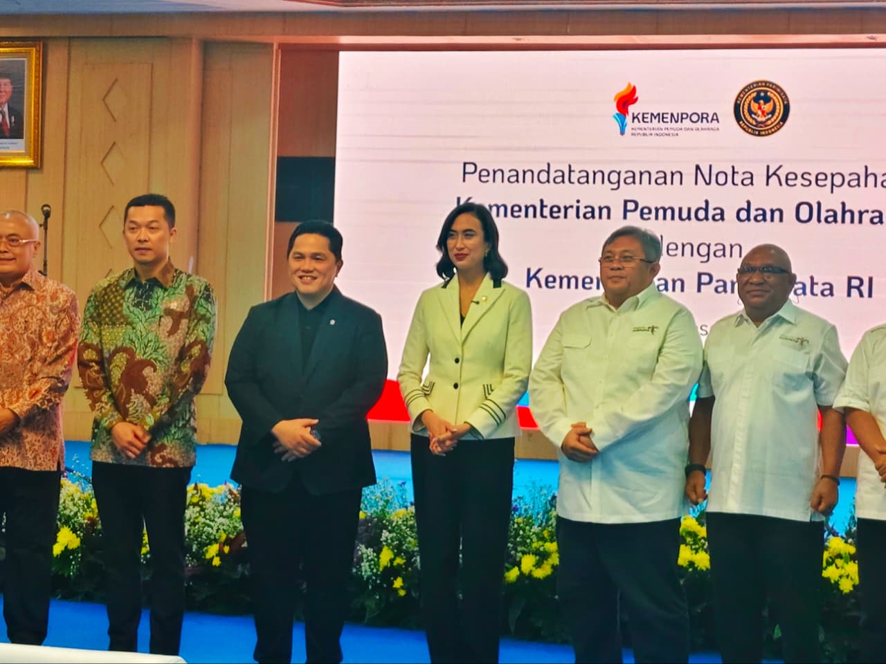Kementerian Pariwisata dengan Kementerian Pemuda dan Olahraga Tandatangani Nota Kesepahaman Pengembangan Sport Tourism